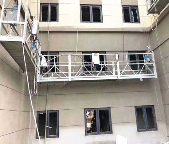 Rope Suspended Platform - Glass Facade Cleaning